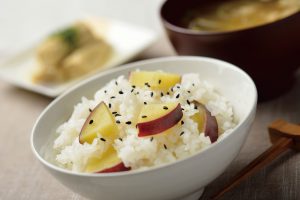 ★たんぱく質調整★さつまいもご飯