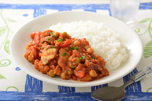 トマトビーンズカレー